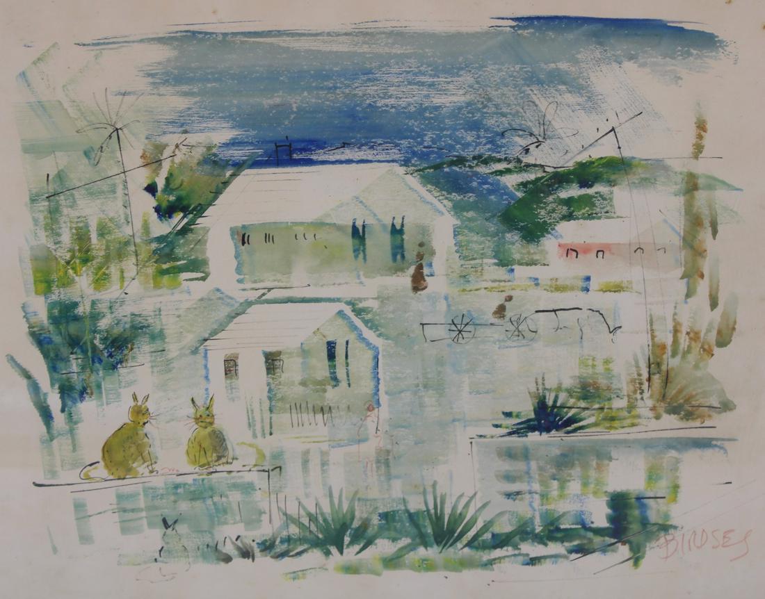 Alfred Birdsey (Bermuda 1912 - 1996) Signed (1 of 4)