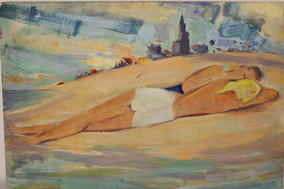 Aaron Berkman (US 1900 - 1991)  "Flirtation" (1 of 4)