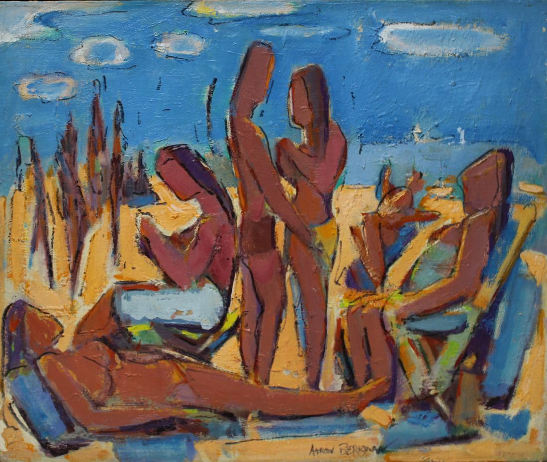 Aaron Berkman (NY 1900 - 1991) "Beach" (1 of 5)