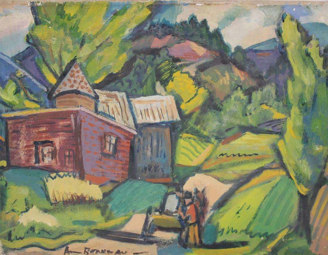 Aaron Berkman (NY 1900 - 1991) "Vermont (1 of 3)
