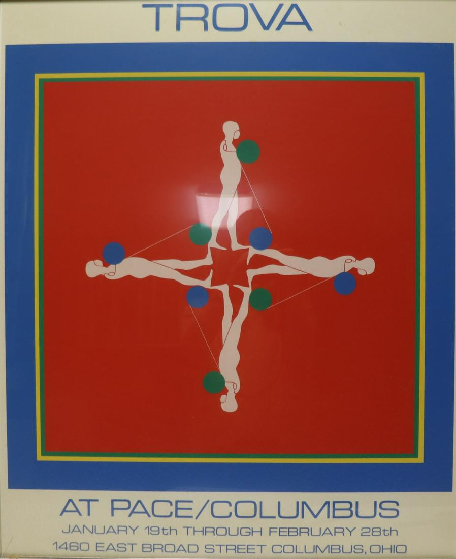 Ernest Trova at Pace/Columbus Print: Clarke Auction - Dimensions: 31.5"x26"