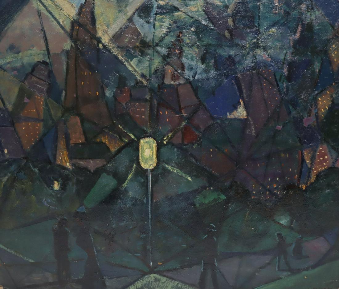 A Berkman (NY 1900 - 1991) "Nocturne, Central (1 of 4)