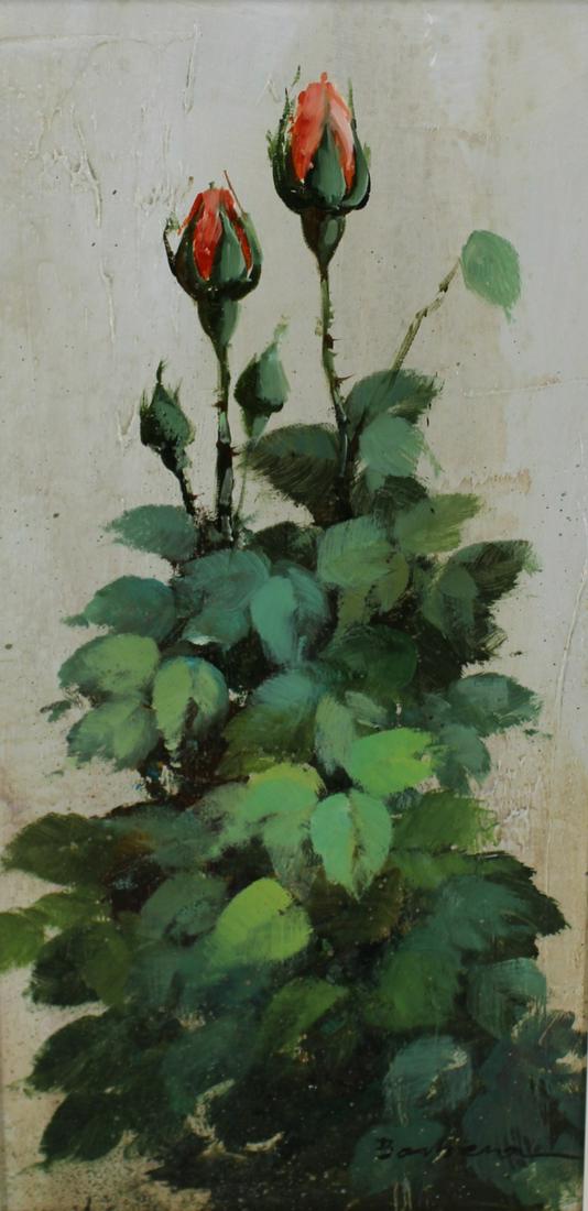 Jose Barbara Signed Oil On Board Still Life. (1 of 4)