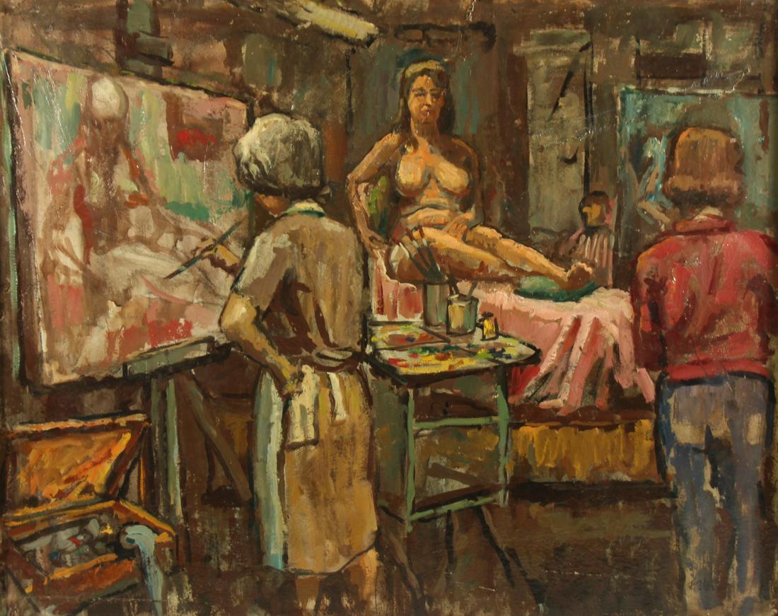 F VERNI (AMERICAN, 20TH CENTURY). (1 of 9)