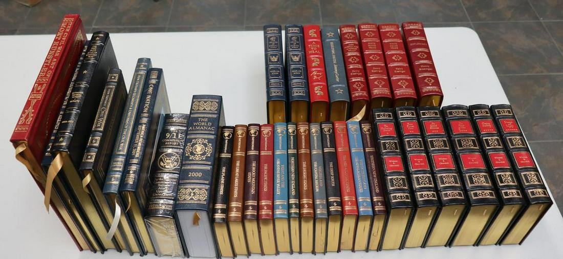 Group of Signed Presidential Easton Press 34 Vols (1 of 5)