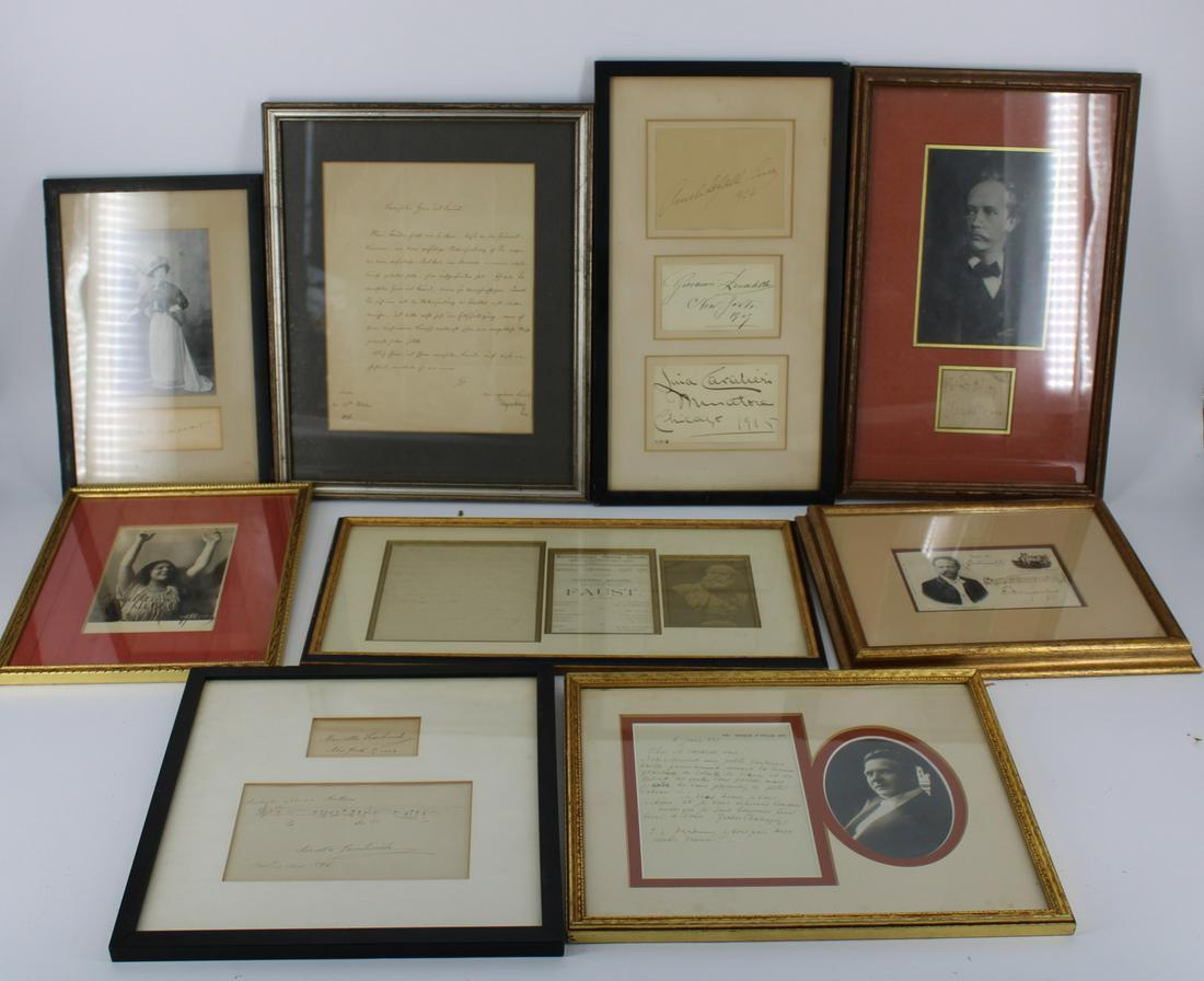 A Group of 19th C. Musical Signed Photos & More (1 of 10)