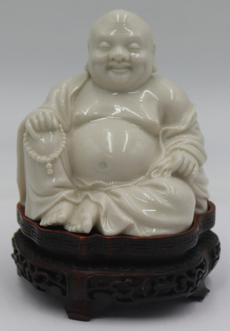 Chinese Dehua or Blanc de Chine Seated Buddha. (1 of 10)