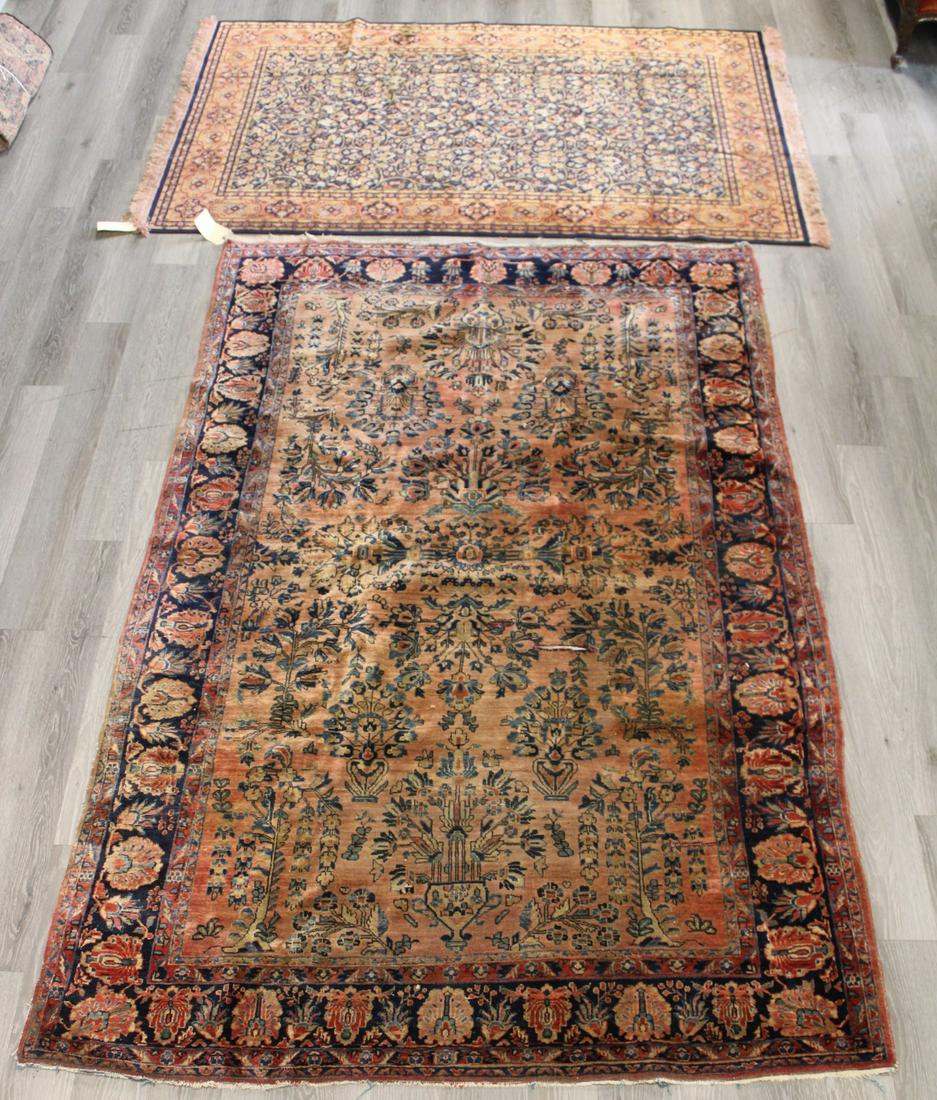 2 Antique Carpets, 1 Hand Woven The Other (1 of 15)