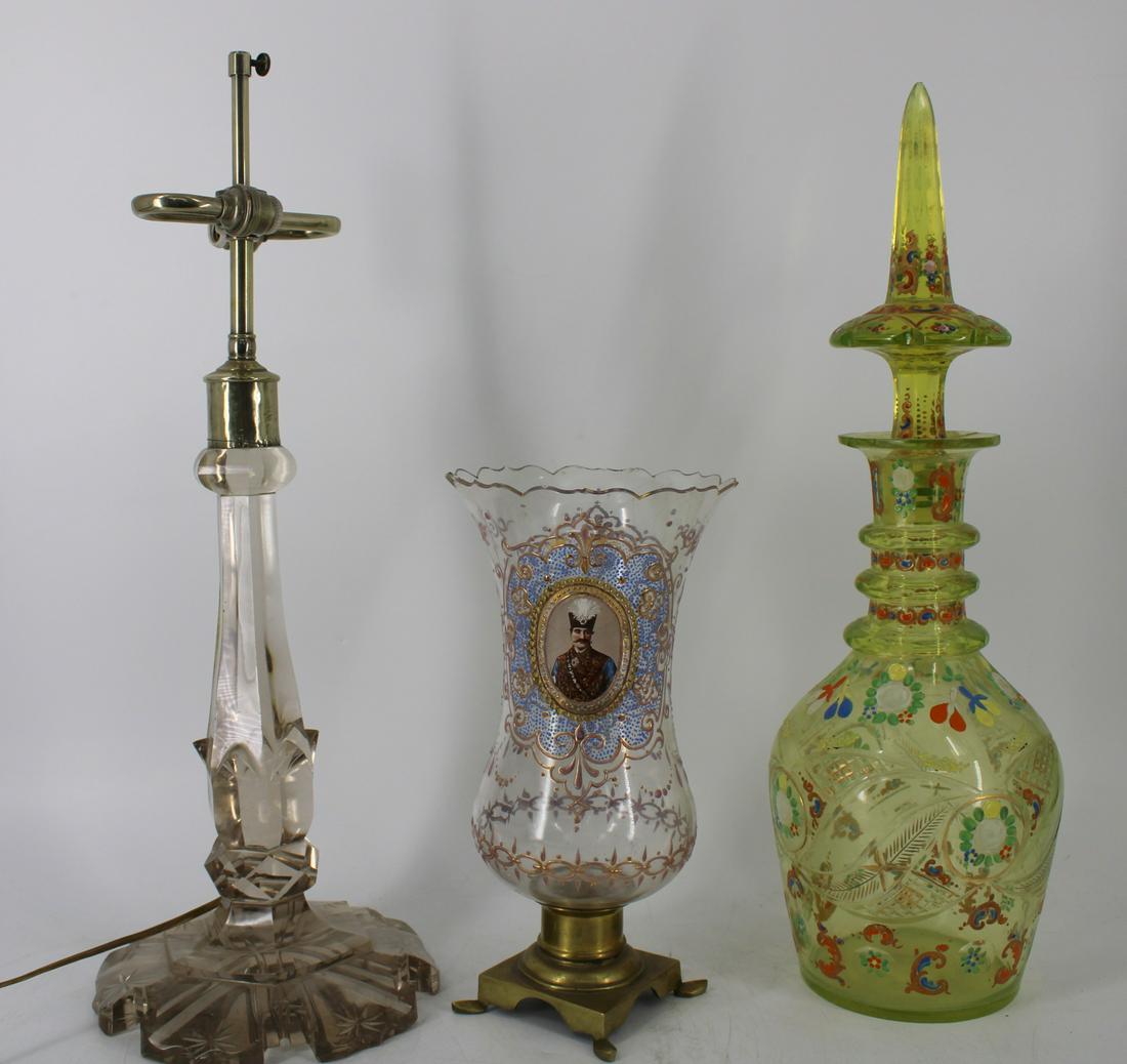 Lot Of Antique Glass Items. (1 of 13)