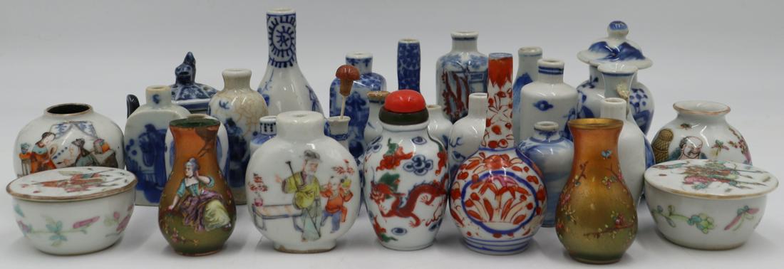 (31) Asian Miniature Vases, Jars, and Snuff (1 of 20)