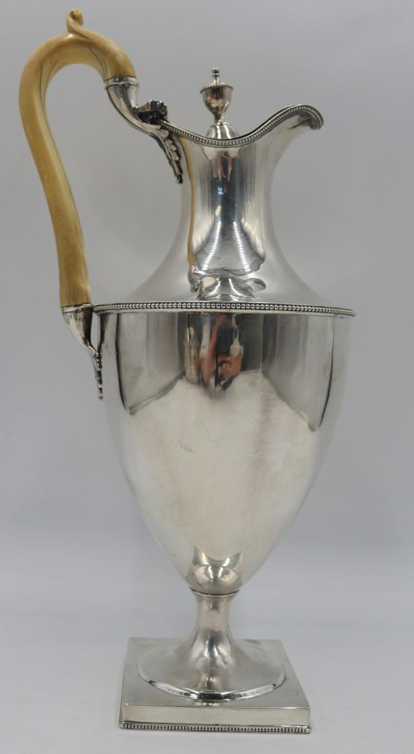 SILVER. George III Silver John LambeTeapot. (1 of 13)