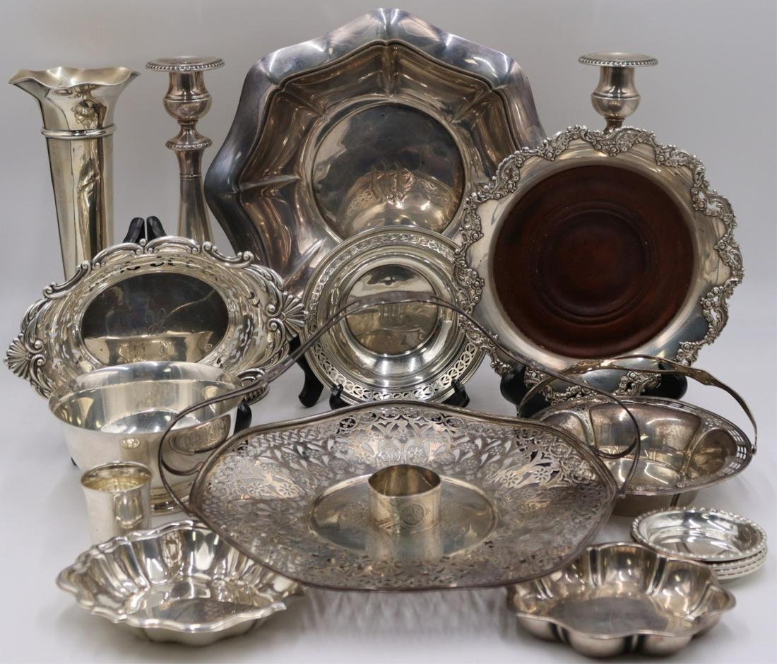 STERLING. Assorted Grouping of Sterling Hollowware (1 of 20)