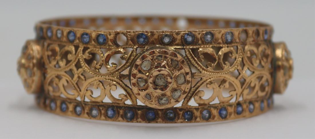 JEWELRY. 18kt Gold, Diamond and Colored Gem (1 of 6)