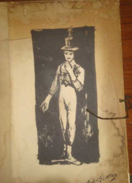 BLATAS, Arbit. Signed Marcel Marceau Portfolio.: Title is "Quelques Attitudes de Marcel Marceau", number 71 of the 1960 edition of 250. Personally inscribed by Blatas, the edition also hand-signed by Blatas, however, the eleven included lithographs 