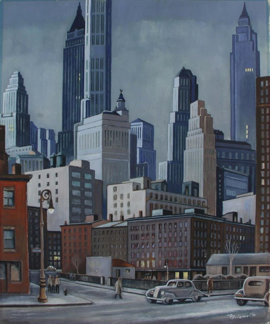 AMERICAN SCHOOL (20TH CENTURY). (1 of 8)