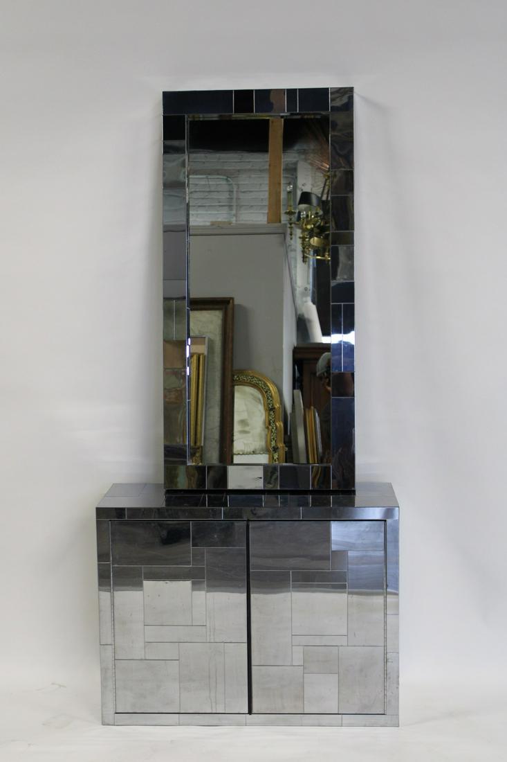 Paul Evans Signed Cityscape Console & Mirror. (1 of 9)