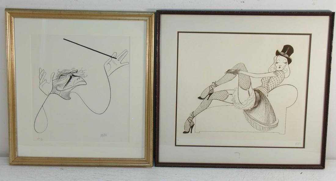 ALBERT HIRSCHFELD (AMERICAN, 1903-2003). (1 of 7)