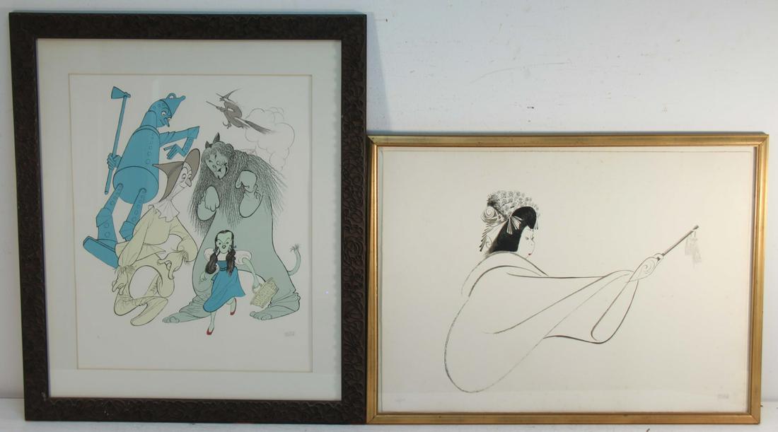 ALBERT HIRSCHFELD (AMERICAN, 1903-2003). (1 of 12)