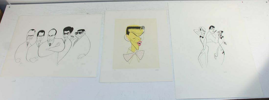 ALBERT HIRSCHFELD (AMERICAN, 1903-2003). (1 of 17)