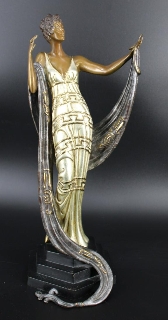 Romain (Erte) De Tirtoff (1892 - 1990) Bronze "Le (1 of 8)