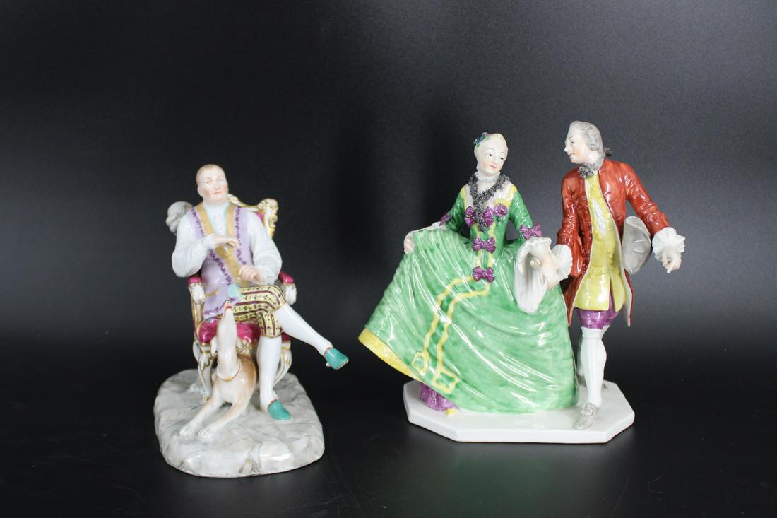 Nymphenburg & Royal Vienna Porcelain Groups. (1 of 7)