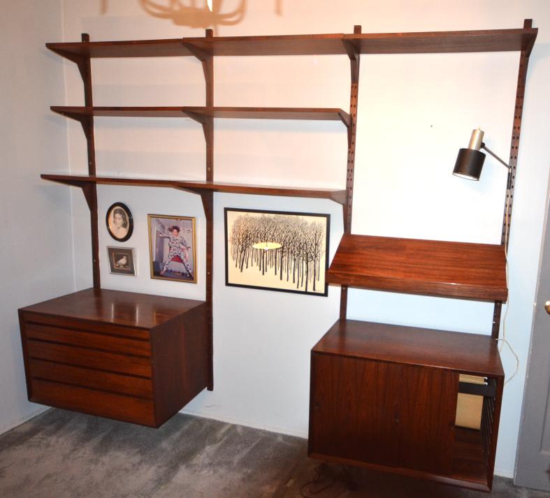 Poul Cadovius Midcentury Cado Rosewood Wall Unit. (1 of 20)
