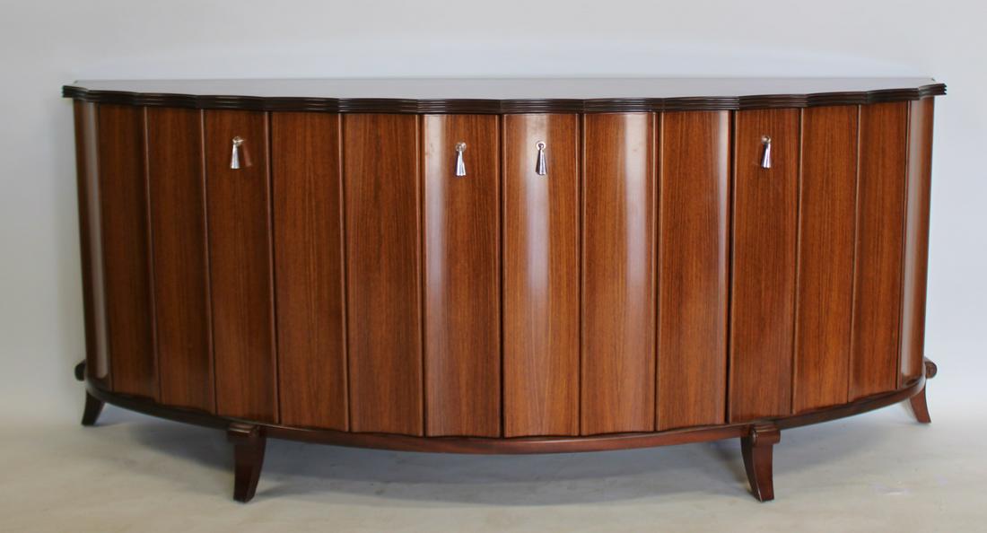 Art Deco Style Sculpted 4 Door Cabinet. (1 of 8)