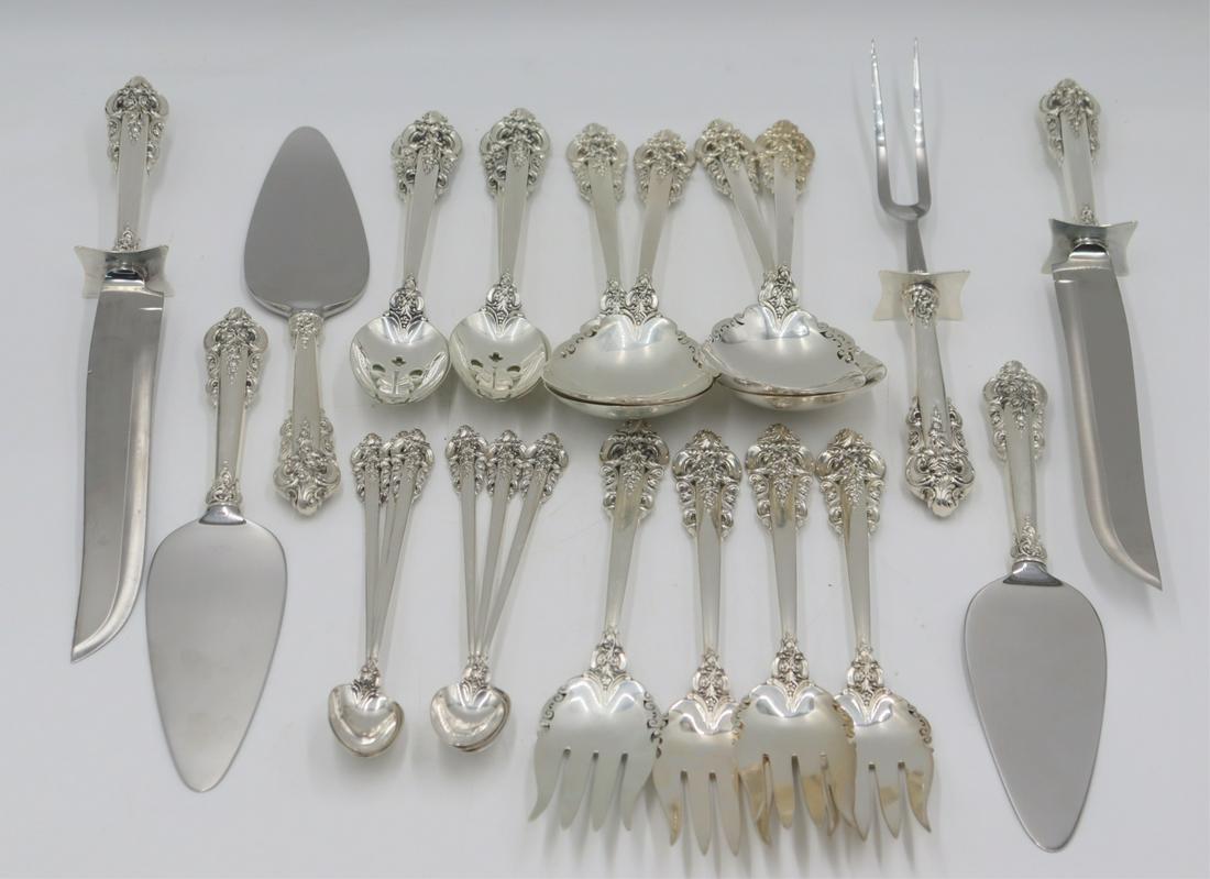 STERLING. Wallace Grand Baroque Serving Pieces. (1 of 10)