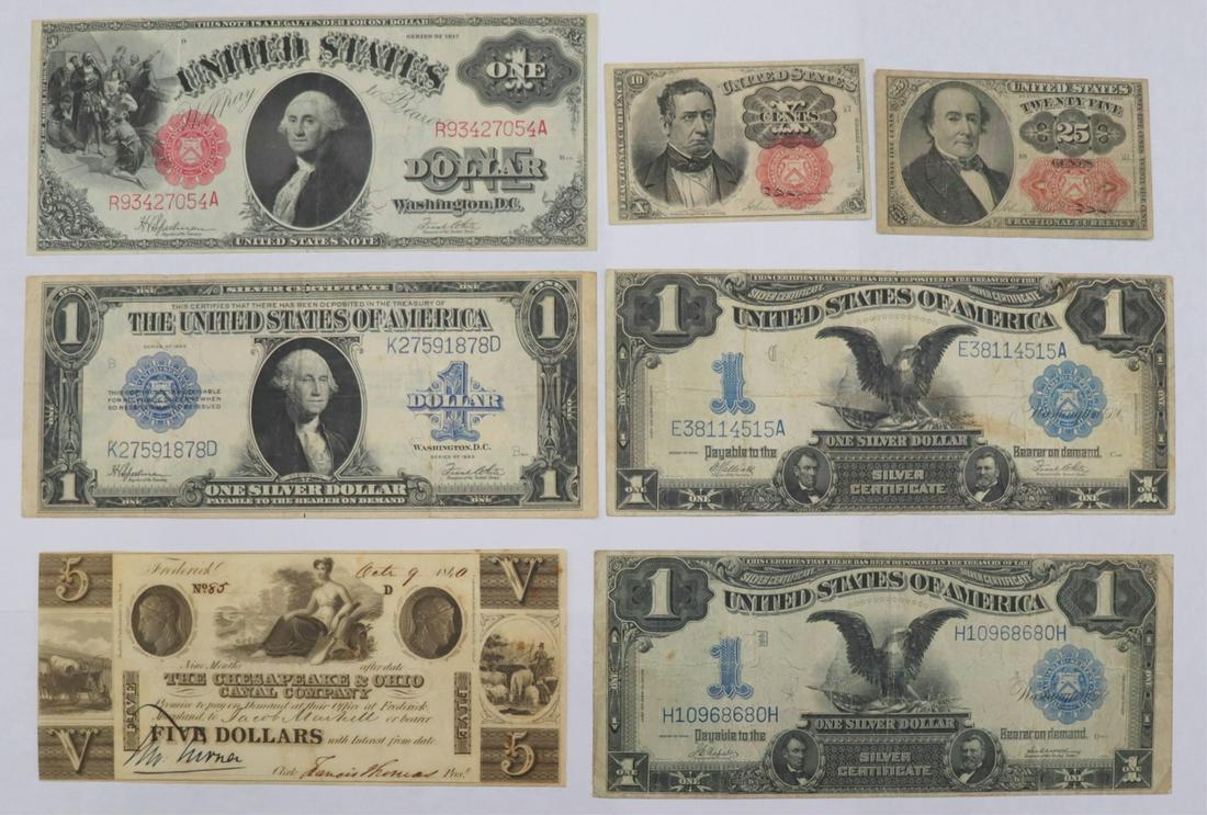 U.S. Paper Money Grouping. (1 of 11)
