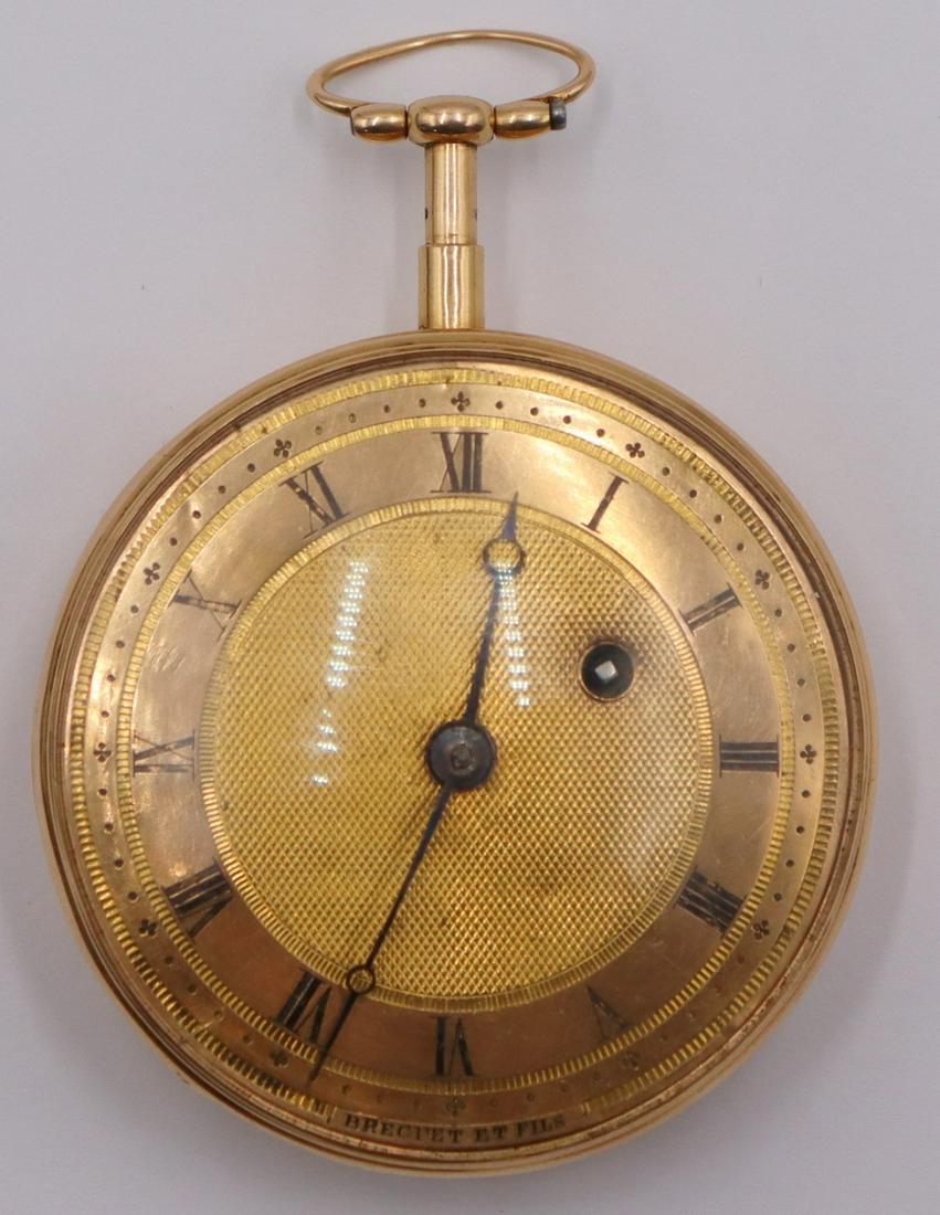 JEWELRY. Breguet et Fils 18kt Gold Quarter (1 of 9)