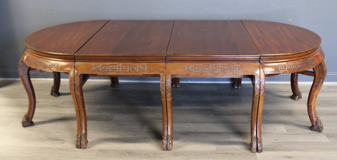 Antique Chinese Hardwood Finely Carved Dining (1 of 11)