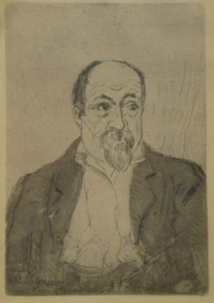 ROUX-CHAMPION, V.J. Etching of Paul Signac.: Signed lower left in the plate. V.J. Roux-Champion, French, 1871-1953. From the personal collection of the owner of Gallery Nicole, New York. Dimensions: Plate - 7.25" high x 4.75" wide. Condition: Go