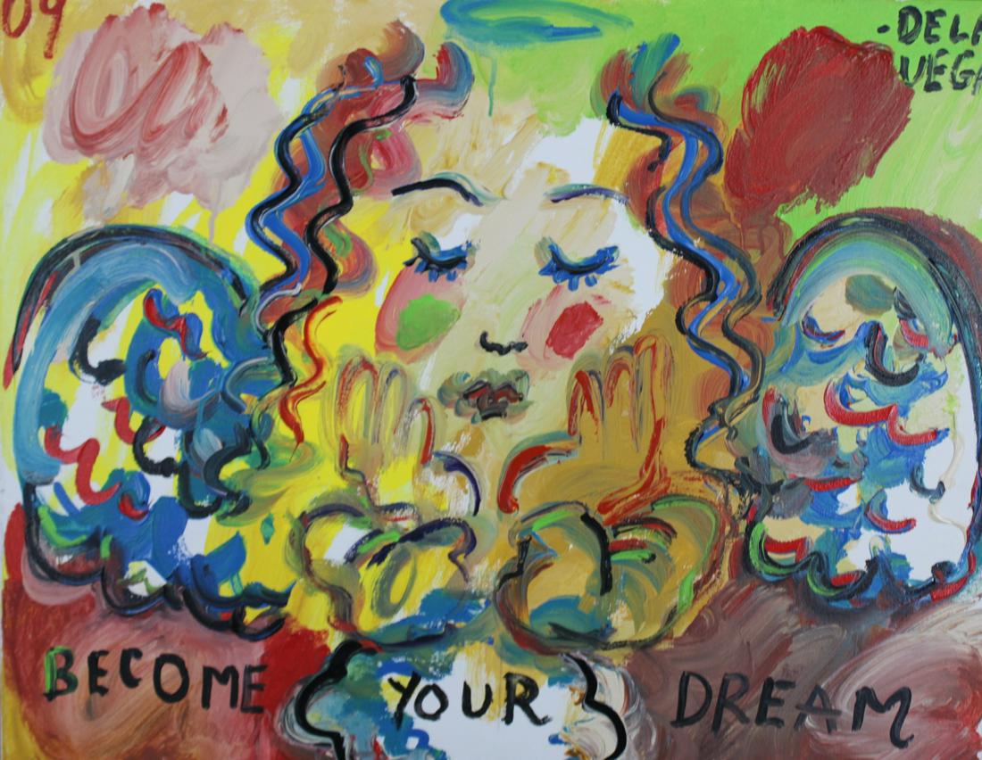 James De La Vega Signed Oil On Canvas (1 of 4)