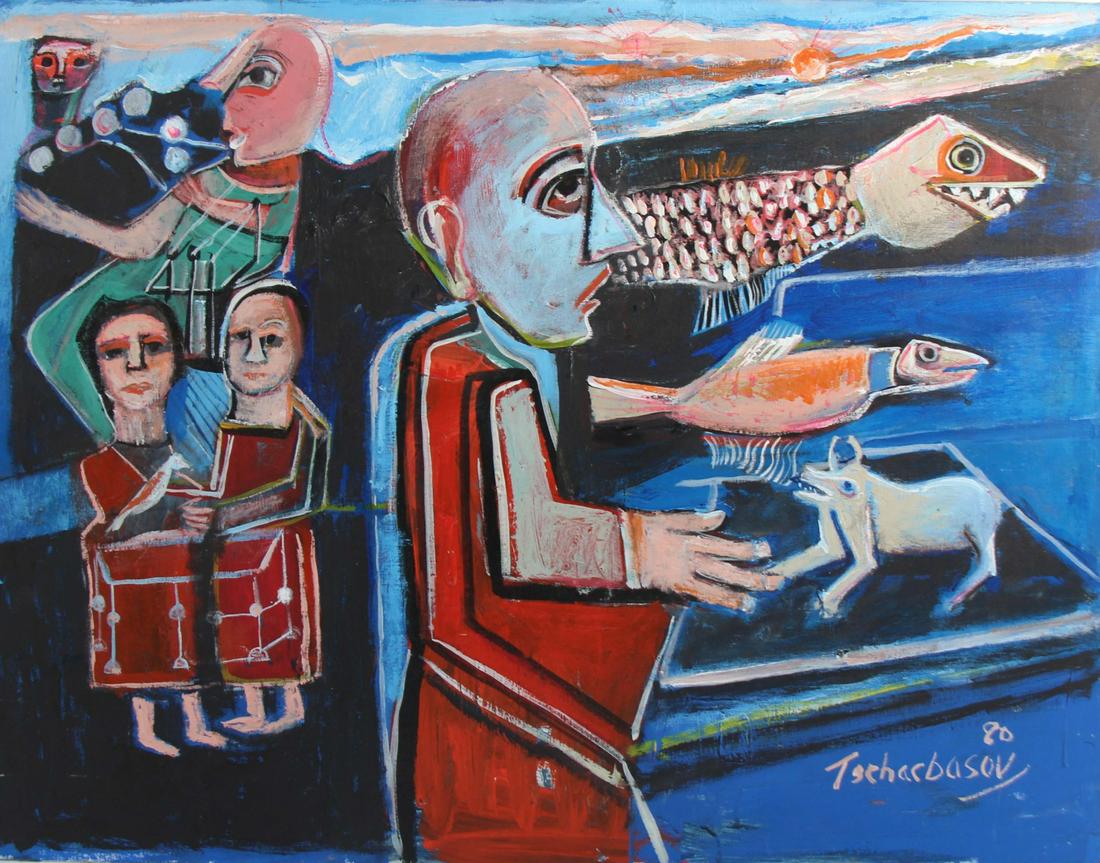 NAHUM TSCHACBASOV (RUSSIAN-AMERICAN, 1899-1984). (1 of 8)