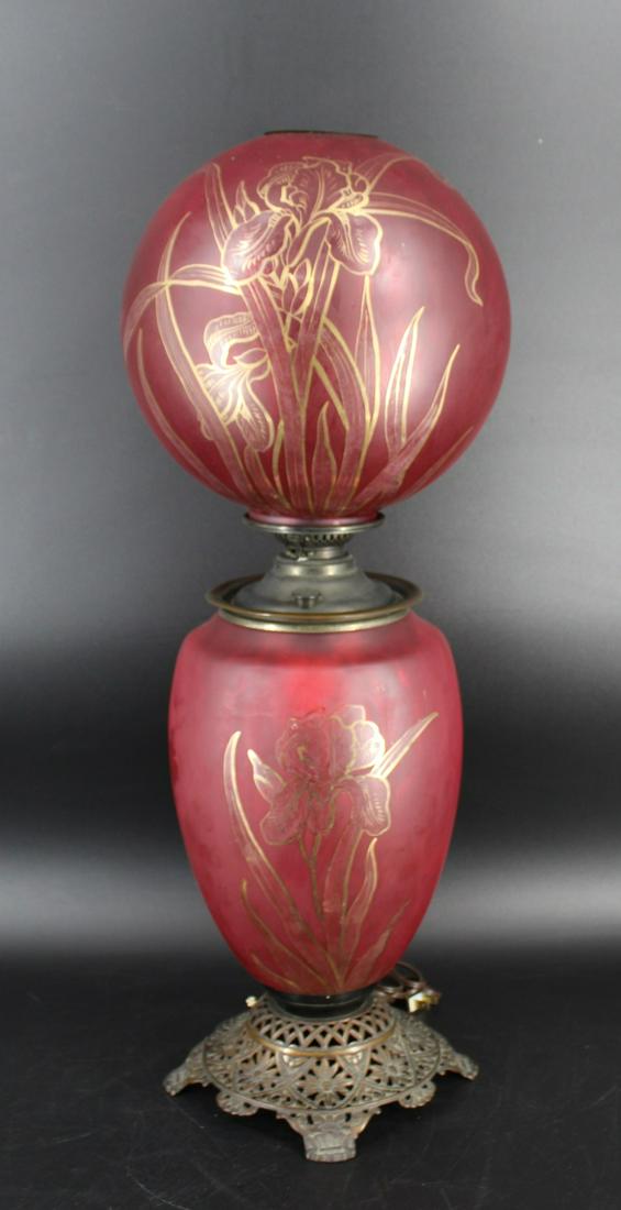 Miller Signed Large Enameled Ruby Red "Gone (1 of 7)