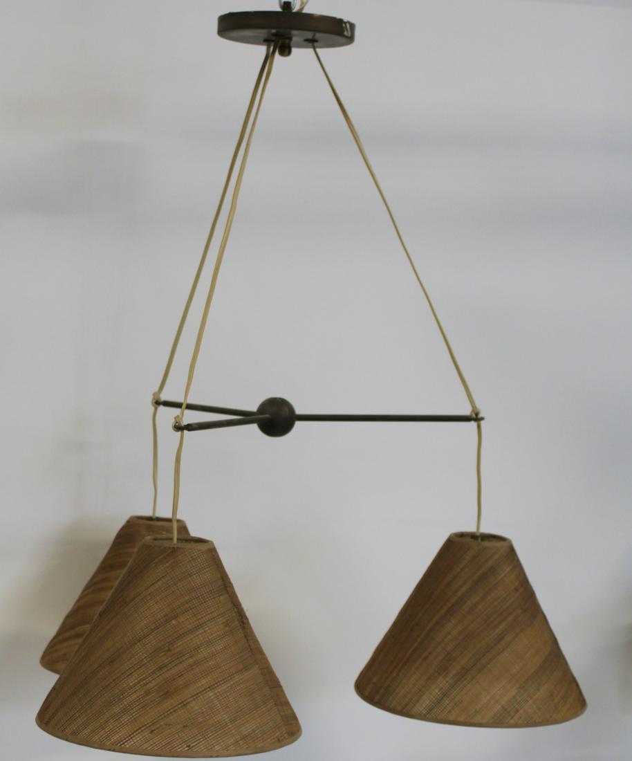 Midcentury Danish Modern 3 Light Chandelier. (1 of 3)