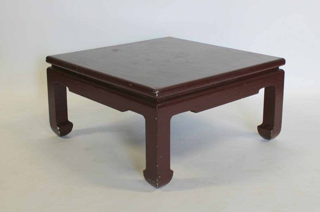 Attr Karl Springer Linen Wrapped Coffee Table (1 of 5)