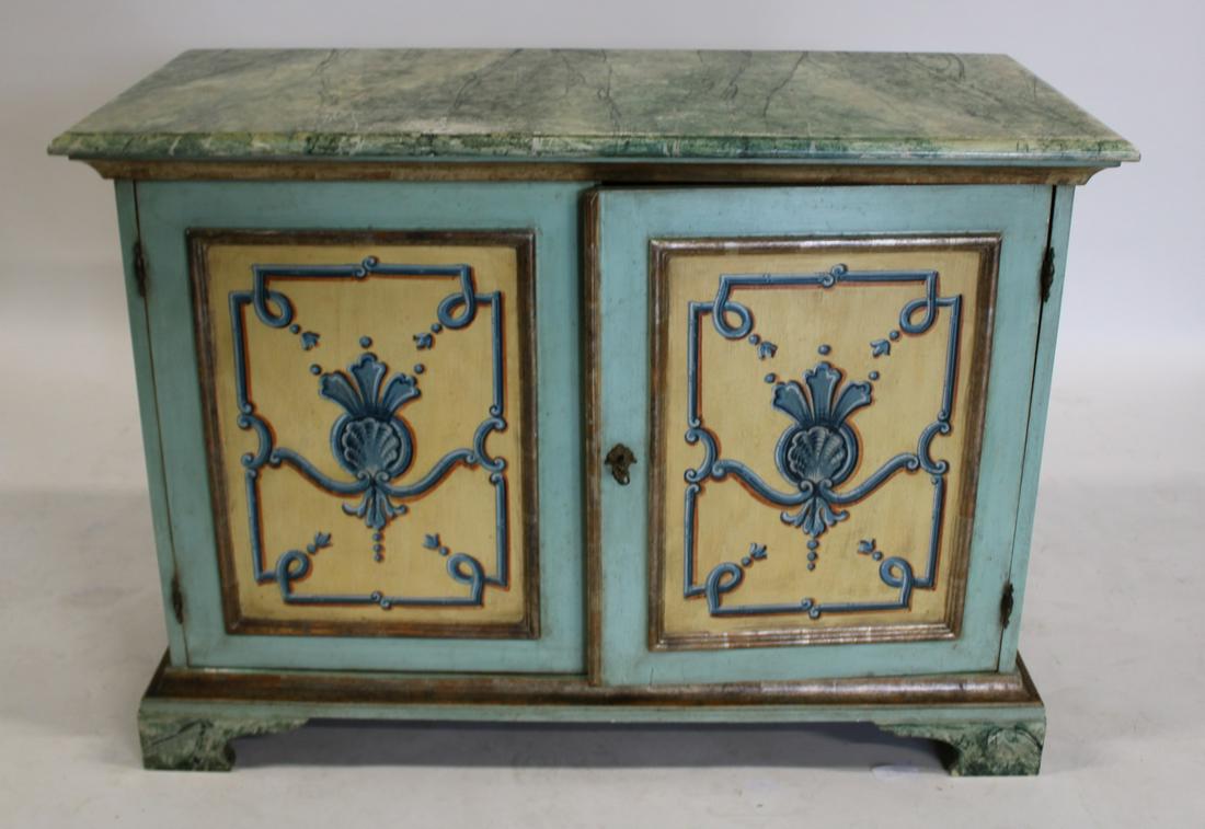 Antique Paint Decorated & Faux Finished 2 Door (1 of 5)