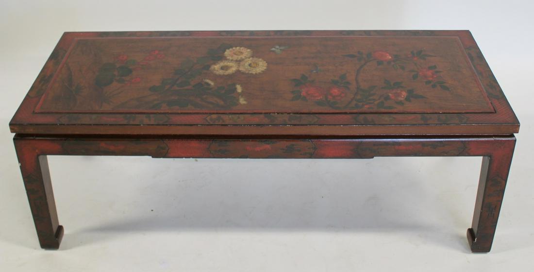 Antique Asian Lacquered & Paint Decorated Coffee (1 of 6)