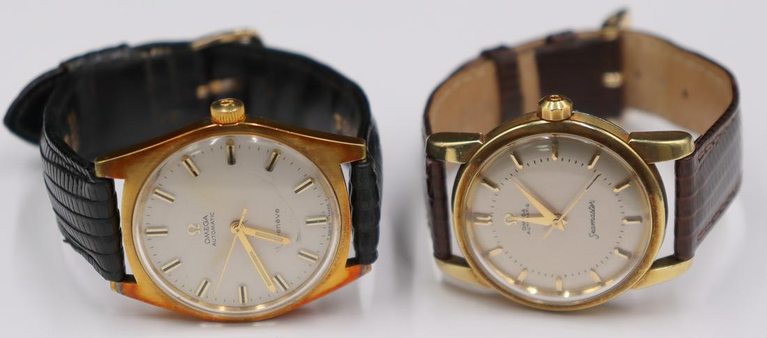 JEWELRY. (2) Men's Omega Automatic Watches. (1 of 14)