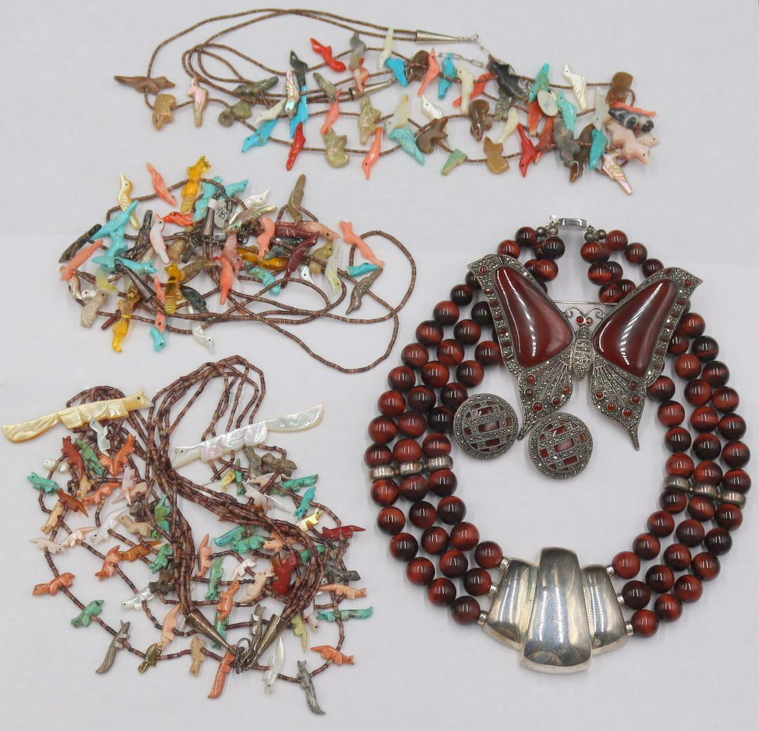 JEWELRY. (3) Fetish Necklaces Inc. Kamassee? (1 of 20)