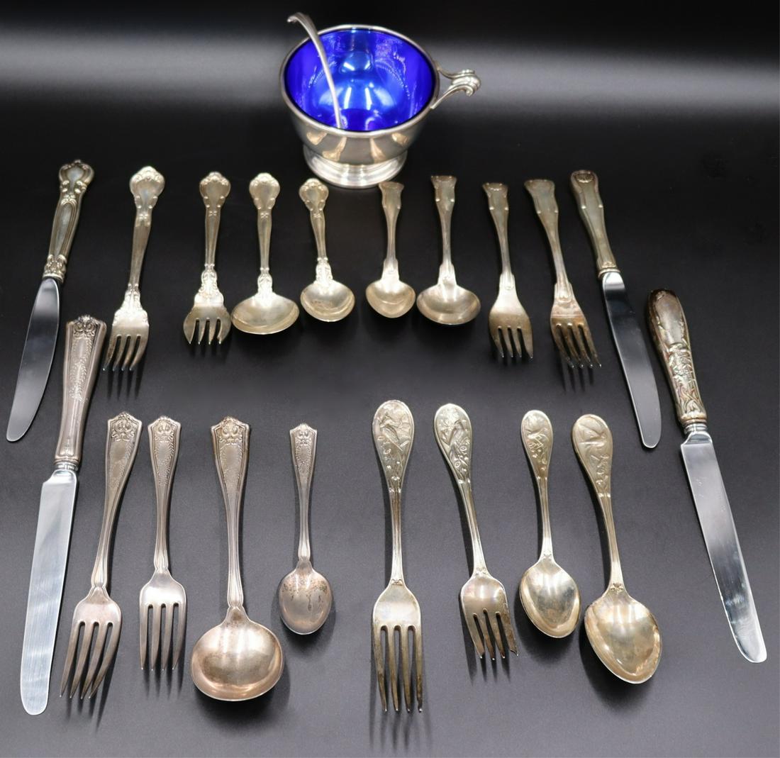 STERLING. Assorted Grouping of Sterling Flatware. (1 of 19)