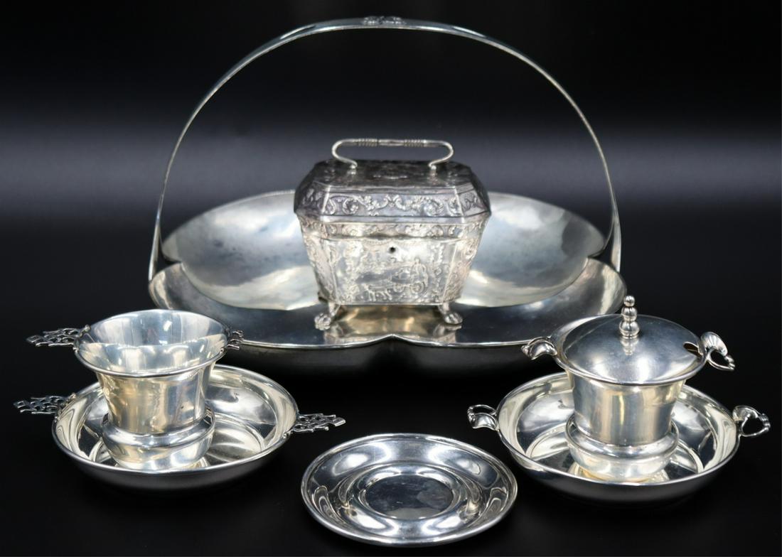 STERLING. Assorted Sterling Hollowware Grouping. (1 of 13)