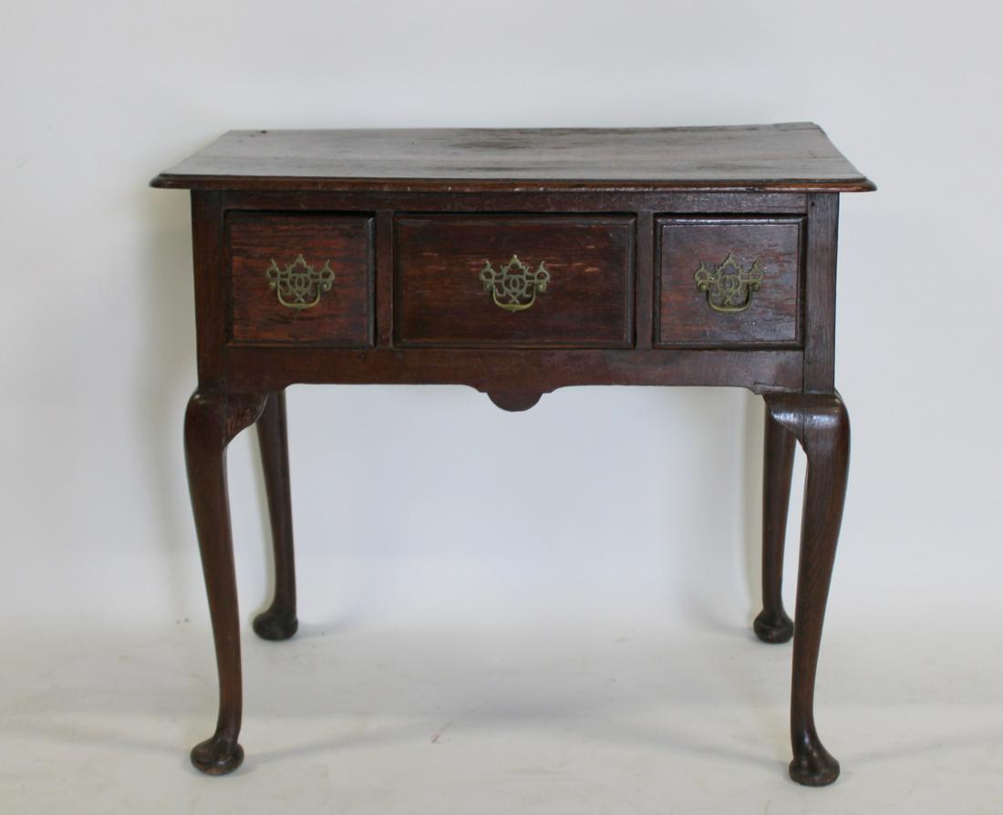 Antique Oak Low Boy . (1 of 5)