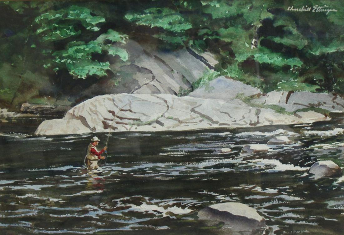 CHURCHILL ETTINGER (AMERICAN,1903-1984). (1 of 4)