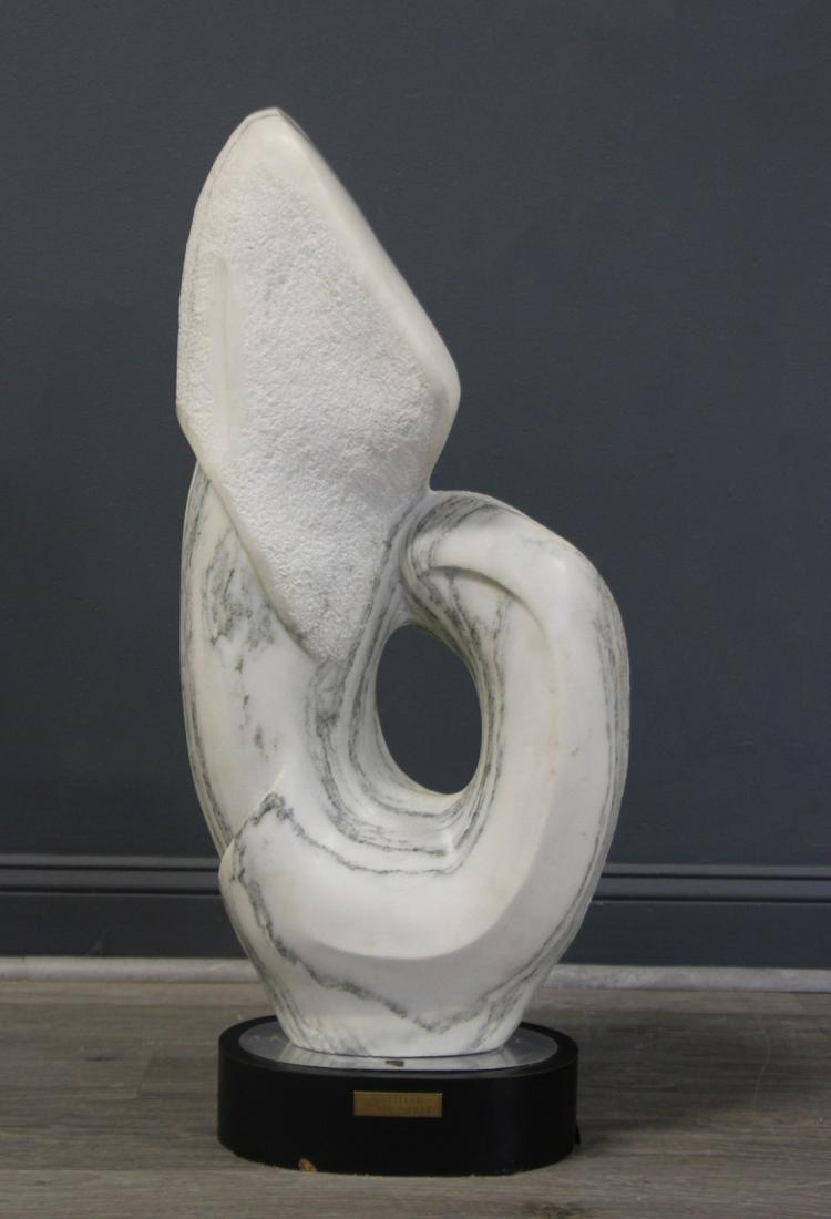 DORIS GROSS. Abstract Marble Sculpture. (1 of 8)