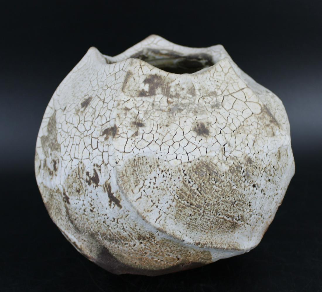 PETER CALLAS. (b. 1952) Stoneware Pot (1 of 5)
