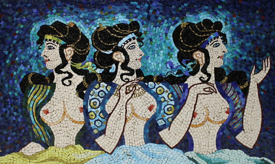 Midcentury Framed Mosaic. (1 of 6)