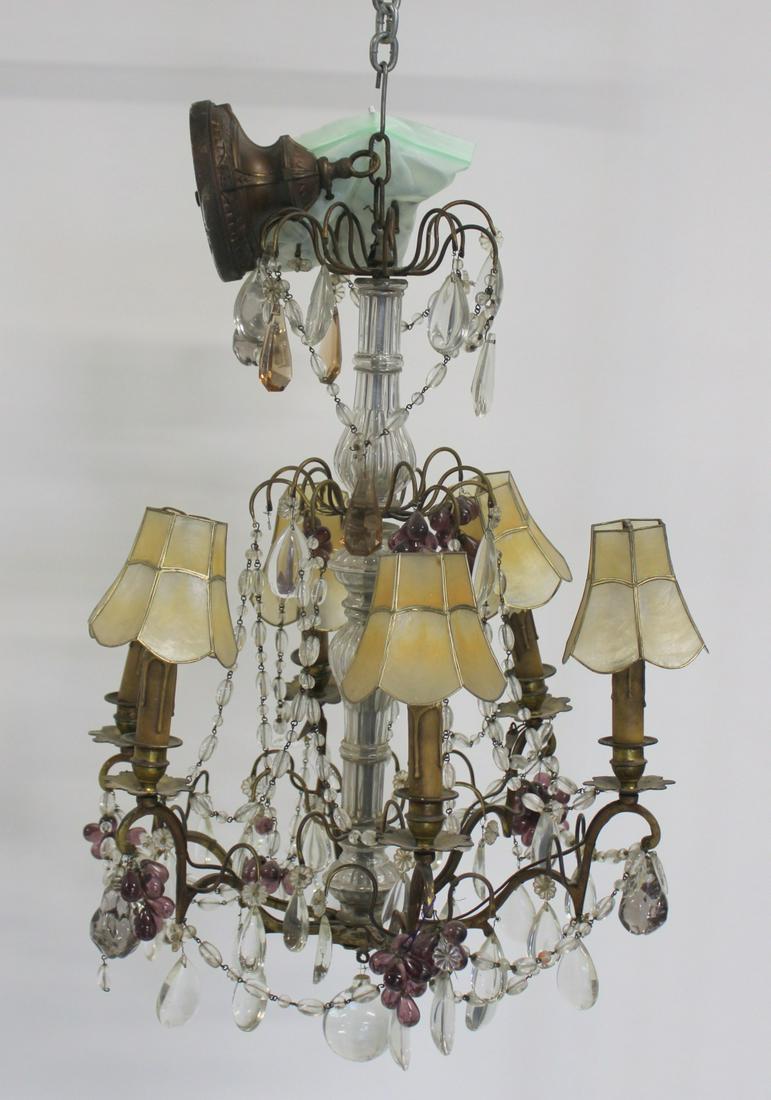Antique Chandelier Together With A Girondelle. (1 of 5)