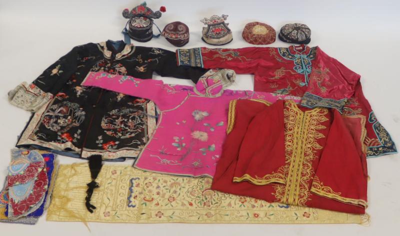 Assorted Grouping of Asian Textiles. (1 of 20)